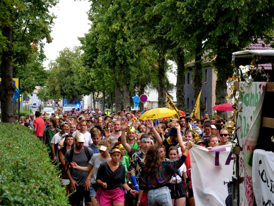 Climate Camp Pödelwitz 2019 Dance-Demonstration 25