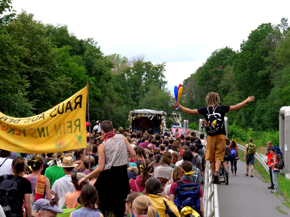 Climate Camp Pödelwitz 2019 Dance-Demonstration 87