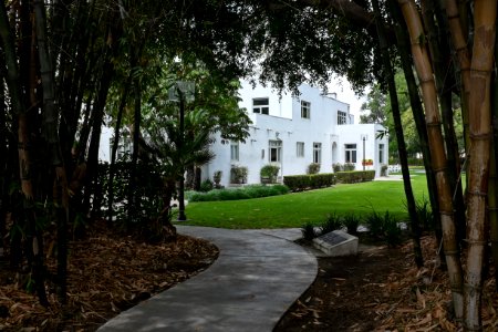 Clarke Estate seen from Footpath Entrance