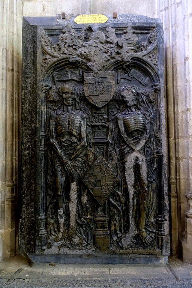 Claude Bouton and Jacqueline de Lannoy - Église Notre-Dame du Sablon - Brussels, Belgium - DSC08204