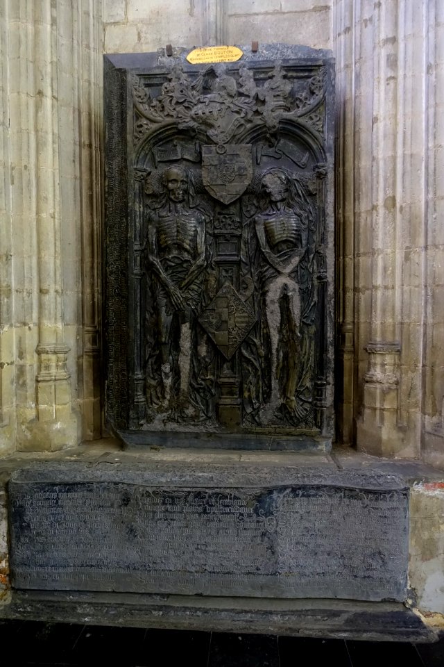 Claude Bouton and Jacqueline de Lannoy - Église Notre-Dame du Sablon - Brussels, Belgium - DSC08202