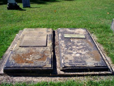 Clark (Rev. John and Margaret), Bethel Cemetery, 2015-10-12, 01