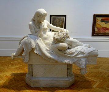 Cleopatra by Alfonso Balzico, c. 1874 - Galleria nazionale d'arte moderna - Rome, Italy - DSC05238