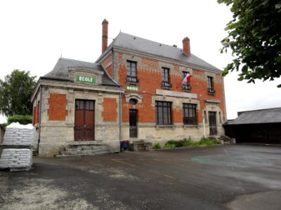 Clamecy (Aisne) mairie-école
