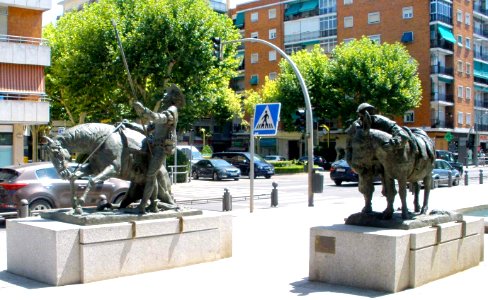 Ciudad Real - Monumento a Don Quijote y Sancho Panza