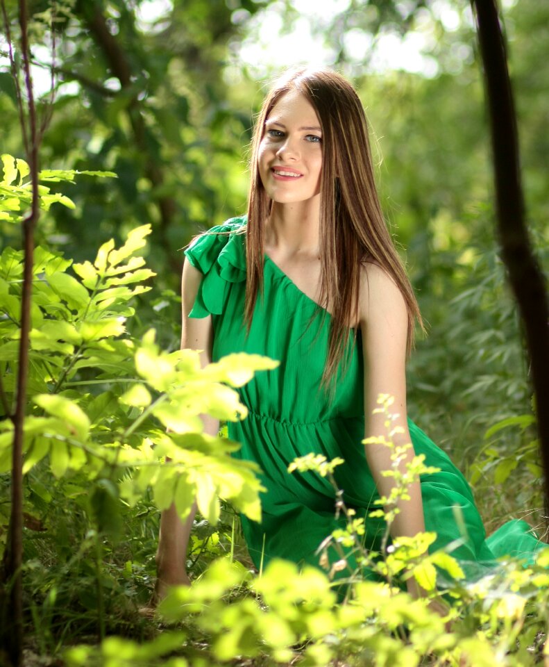 Long hair beauty nature