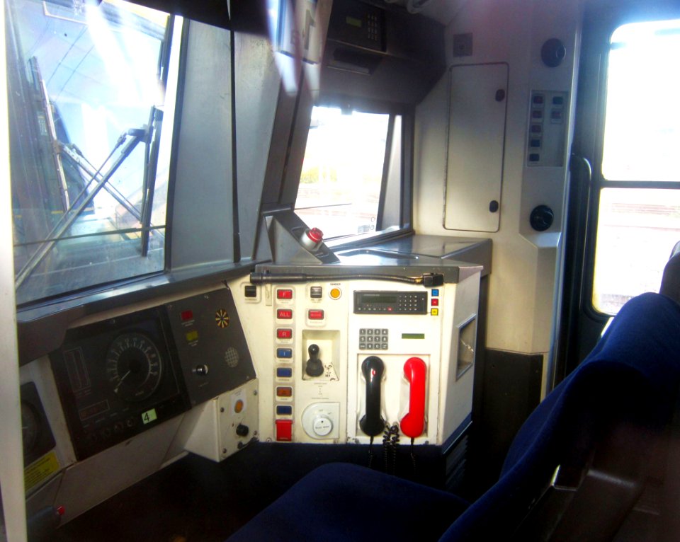 Class 365 driver's cab