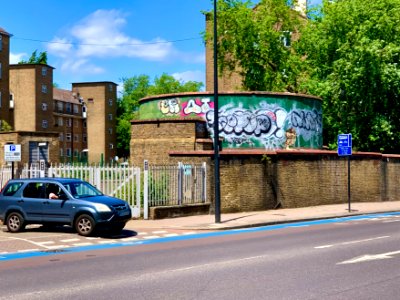 Clapham North Deep Level Shelter entrance
