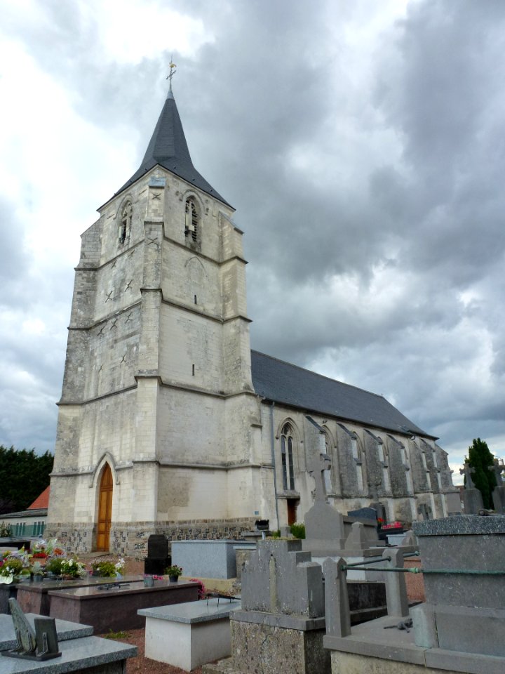 Cléty (Pas-de-Calais, Fr) église Saint-Léger (01)