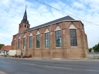 Clairmarais (Pas-de-Calais, Fr) l'église en restauration 2013 (02)