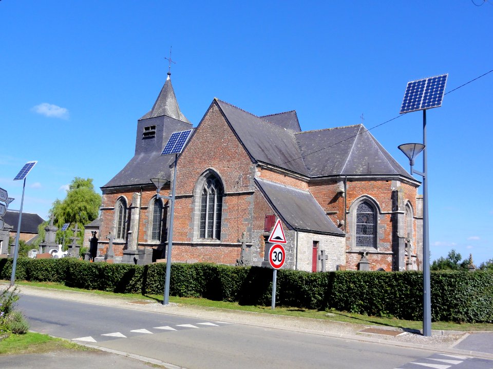 Clairfayts (Nord, Fr) église coté chevet