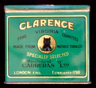 Clarence cigarettes tin