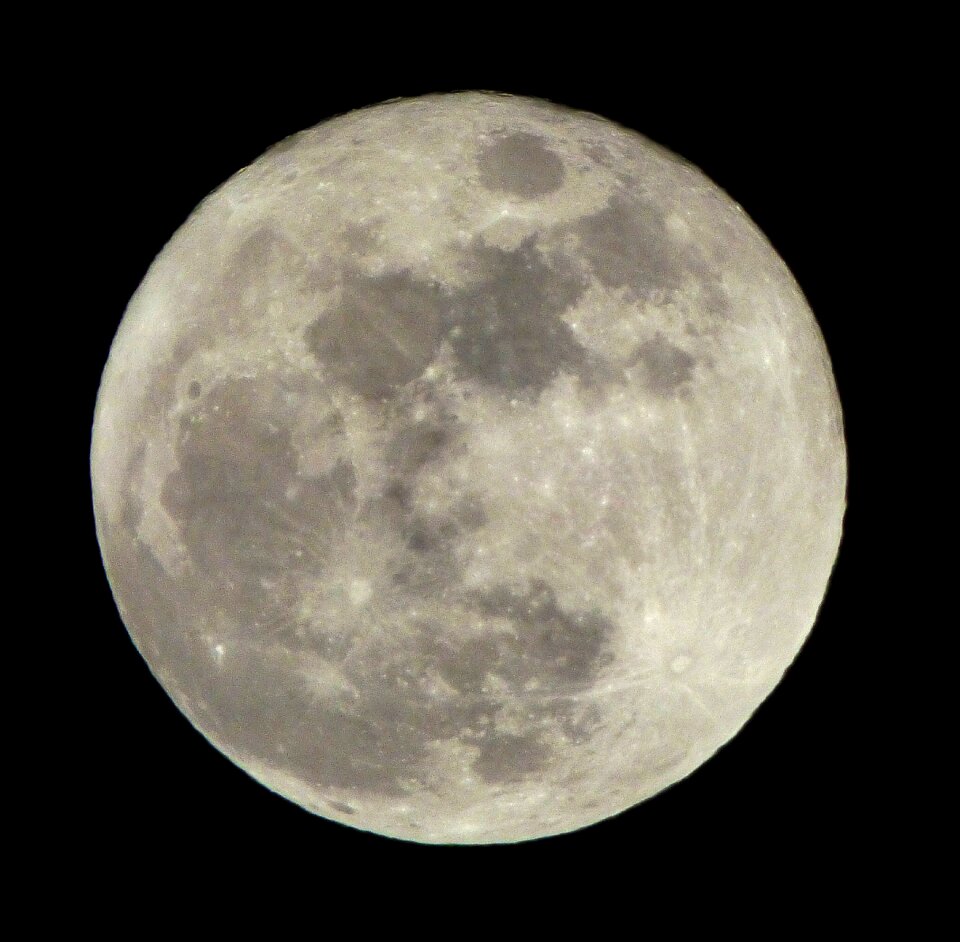 Moon satellite volcanoes night