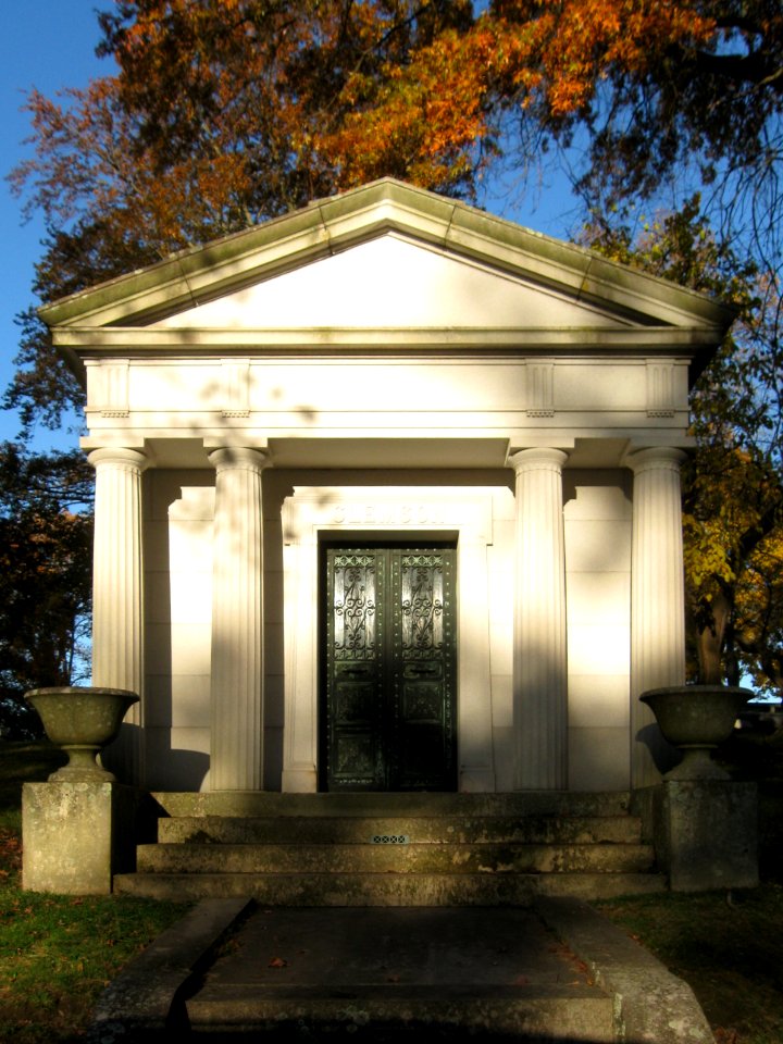 Clemson mausoleum, Homewood Cemetery, 2020-11-08, 01