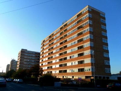 Clarendon, Ellen, Goldstone and Livingstone Houses, Clarendon Road, Hove (September 2011)
