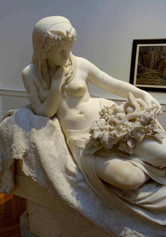 Cleopatra by Alfonso Balzico, c. 1874 - Galleria nazionale d'arte moderna - Rome, Italy - DSC05241