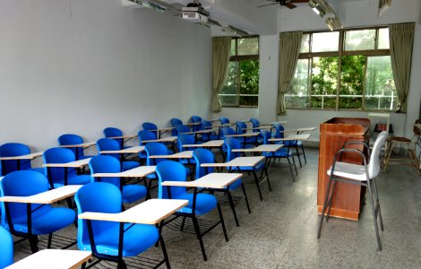 Classroom in Foreign Languages Building - Tunghai University- DSC01517