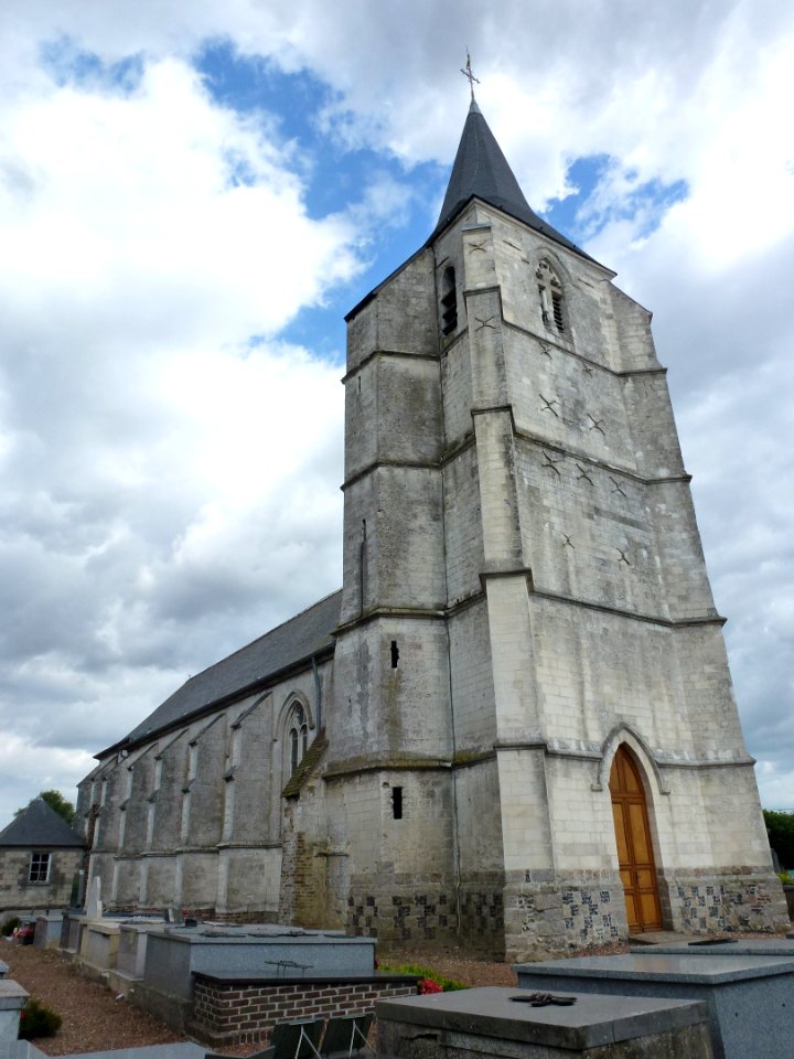 Cléty (Pas-de-Calais, Fr) église Saint-Léger (02)