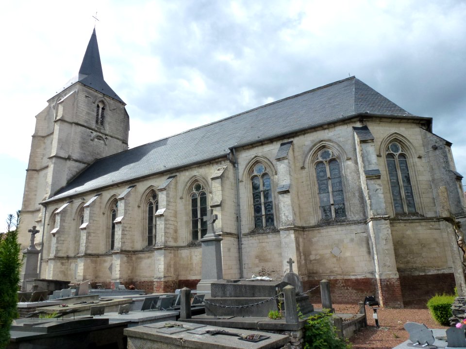 Cléty (Pas-de-Calais, Fr) église Saint-Léger (03)