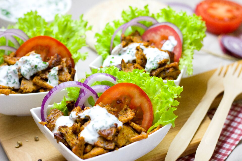 Vegan snack finger food photo