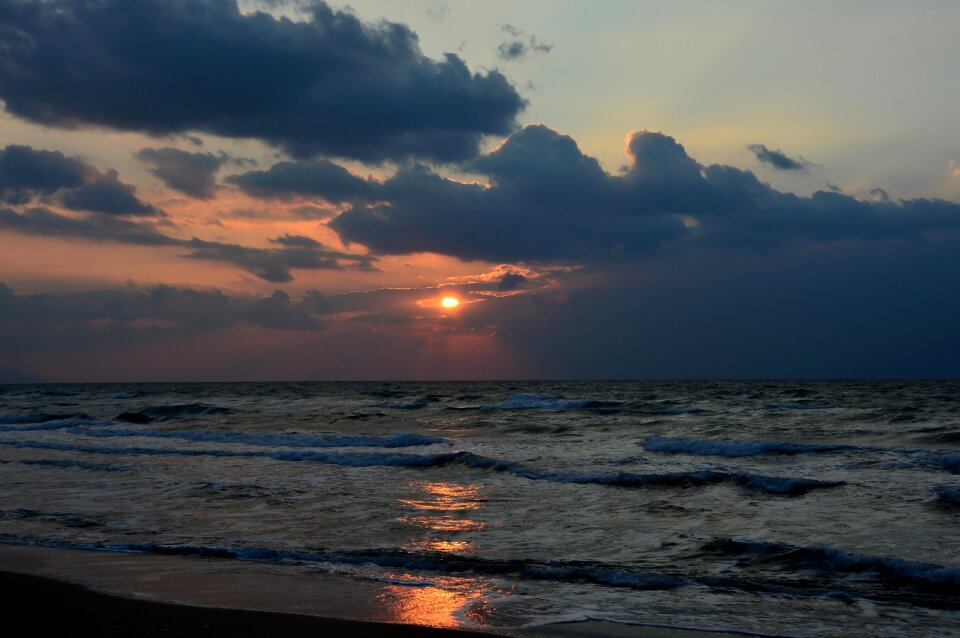 Beach heaven clouds