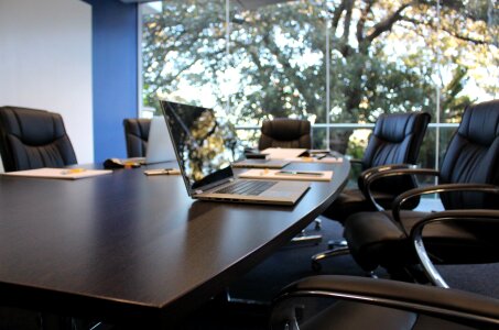 Table boardroom meeting office meeting photo