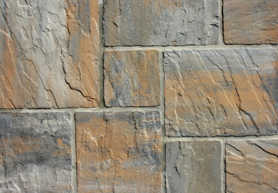 Construction material texture grain