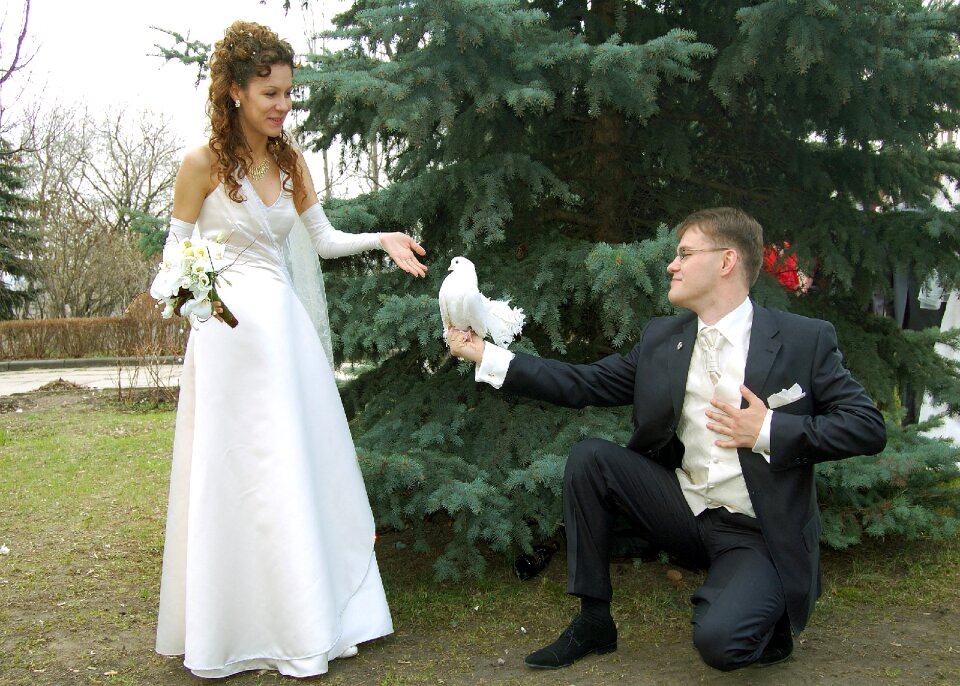 Stroll just married nature