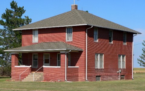 Collyer, KS St. Michael convent from SW 1