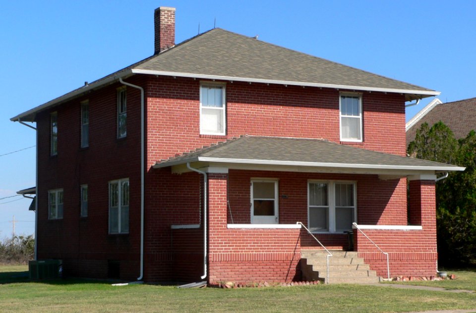 Collyer, KS St. Michael convent from NW 1