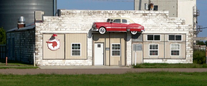 Collyer, Kansas Pontiac Bar and Grill from NW 2