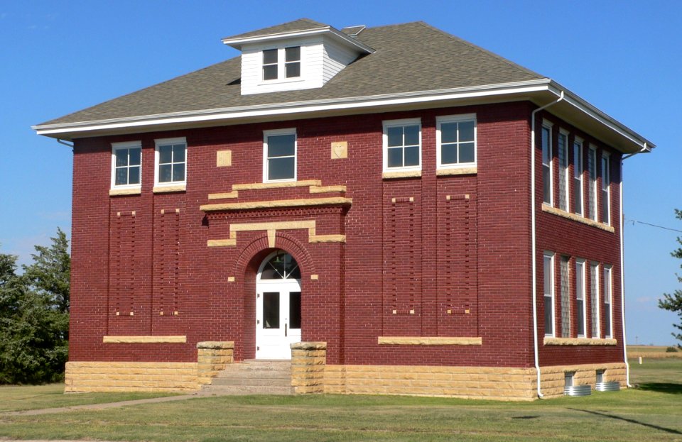 Collyer, KS St. Michael school from SW 2