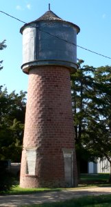 Collyer, Kansas SW water tower from SE 1