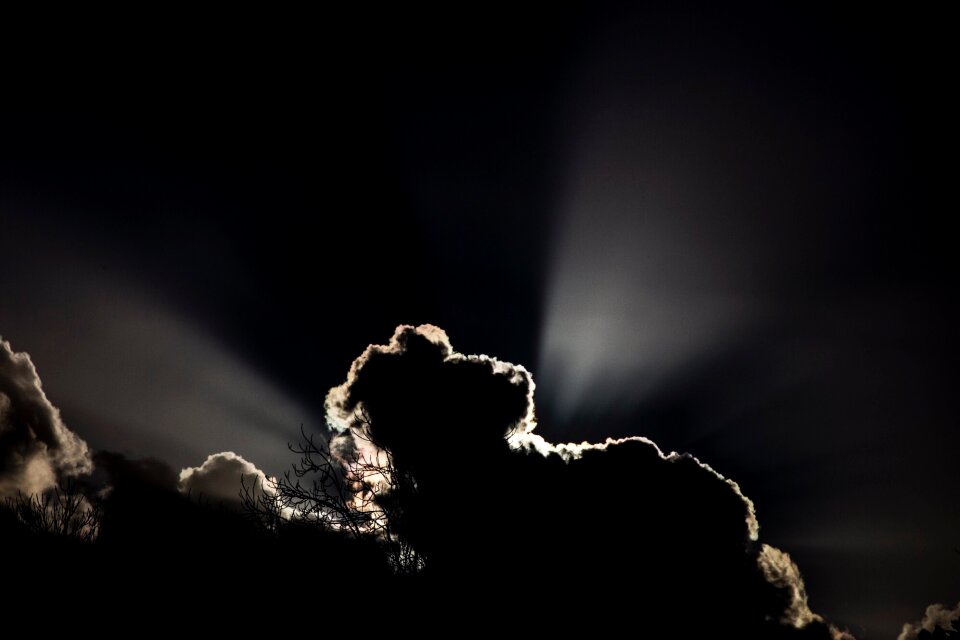 Air nature silhouette