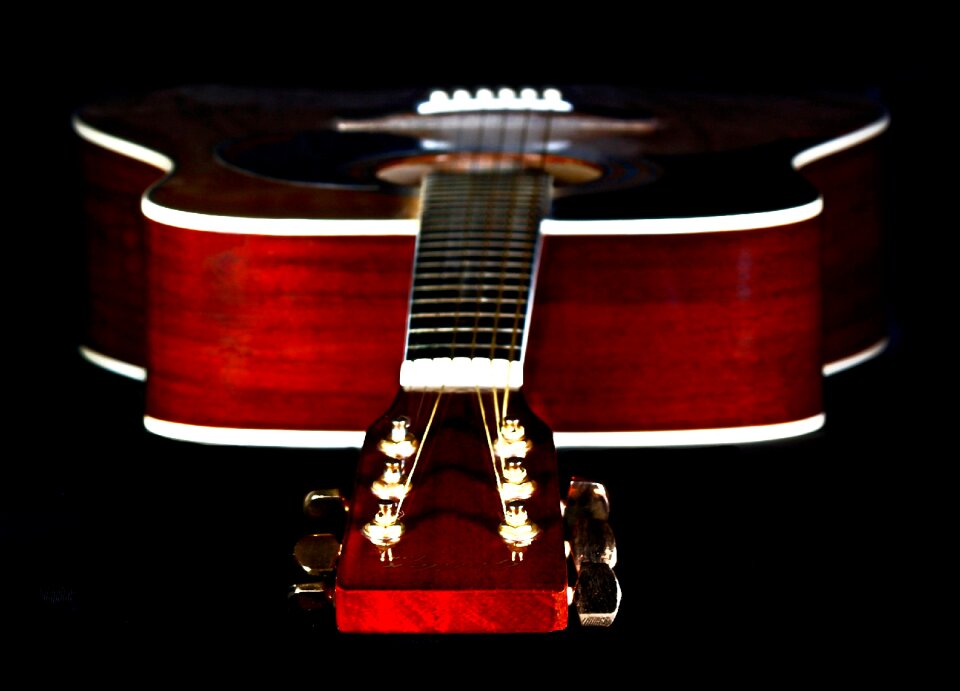 Musical instrument play guitar stringed instrument