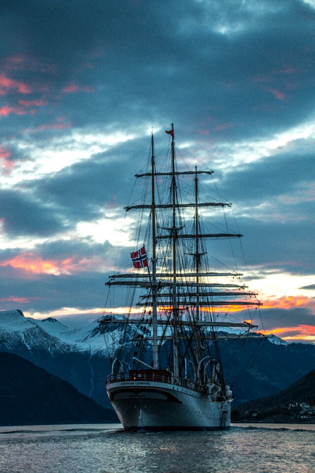 Fjord ship boat
