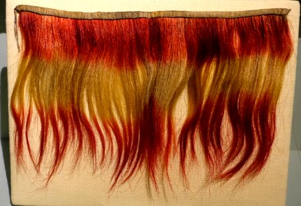 Collar, Choctaw, dyed horsehair, before 1828 - Native American collection - Peabody Museum, Harvard University - DSC05888