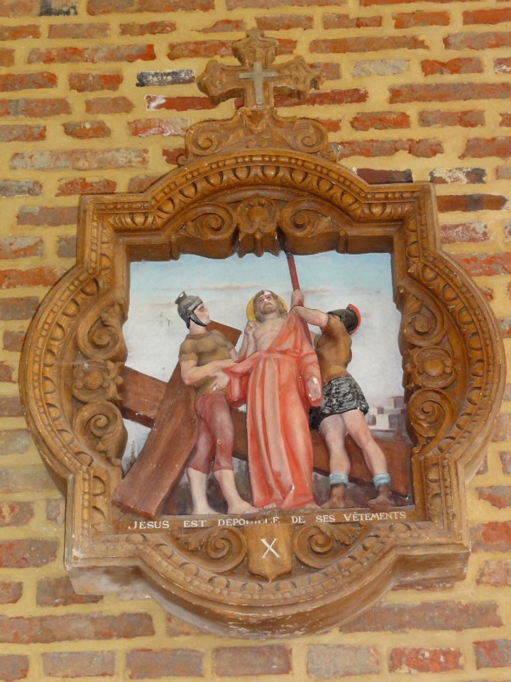 Coingt (Aisne) Église, chemin de croix, station 10