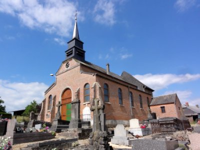Coingt (Aisne) Église Sainte-Barbe, extérieur (02)