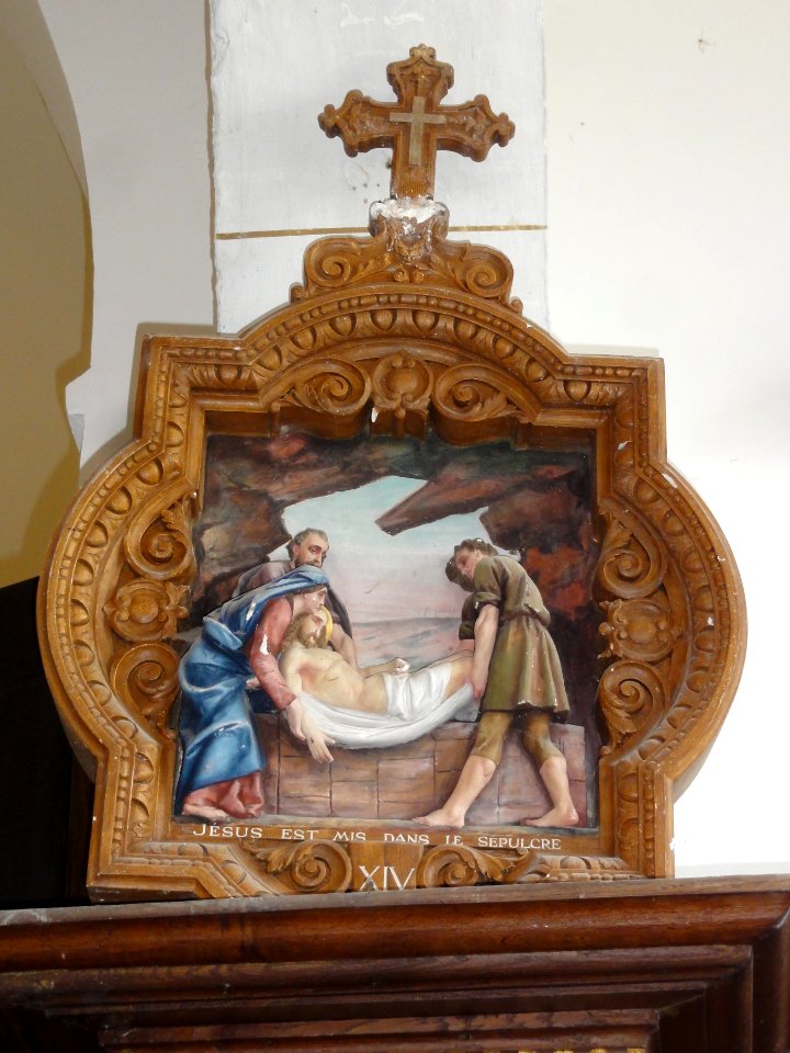Coingt (Aisne) Église, chemin de croix, station 14