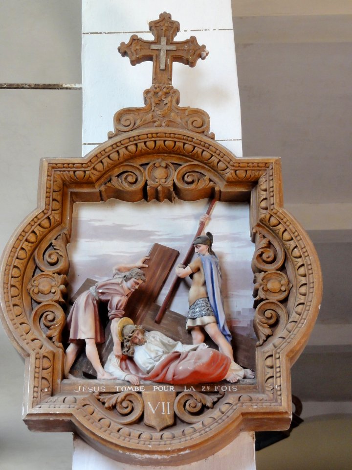 Coingt (Aisne) Église, chemin de croix, station 07