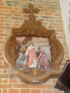Coingt (Aisne) Église, chemin de croix, station 02