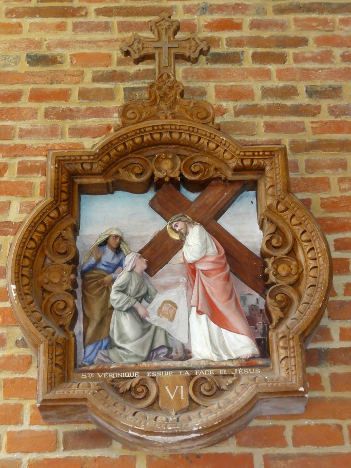 Coingt (Aisne) Église, chemin de croix, station 06