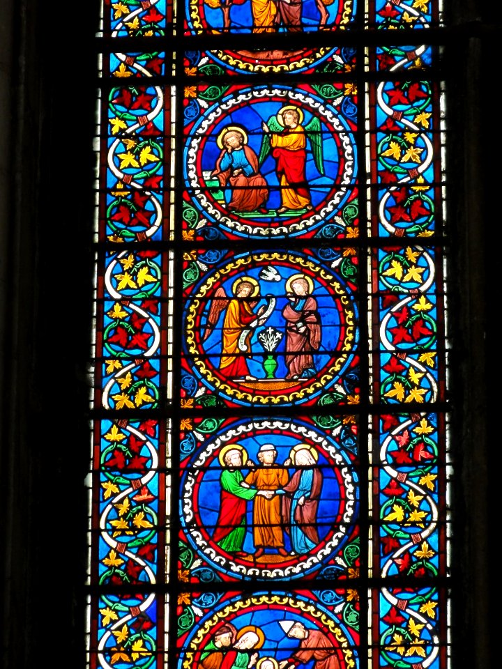 Collégiale St Gengoult, Toul, détail vitrail (09)