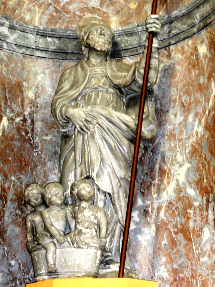 Collégiale St Gengoult, Toul, statue Saint Nicolas (02)