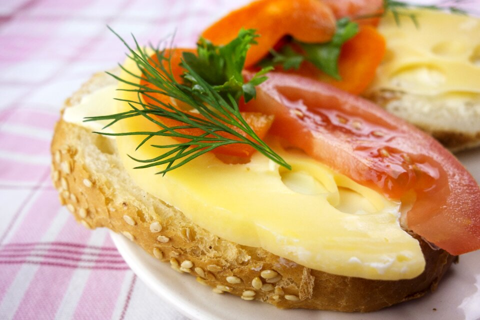 Sandwich cheese vegetable