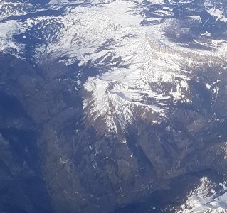 Col di Lana from the sky