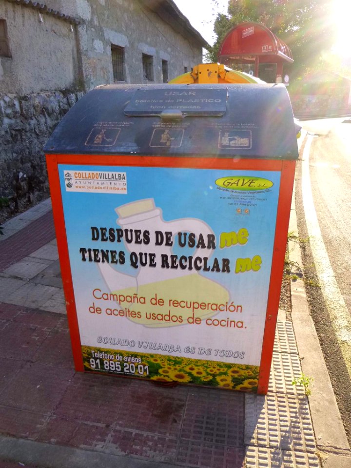Collado Villalba - reciclado de residuos urbanos 2