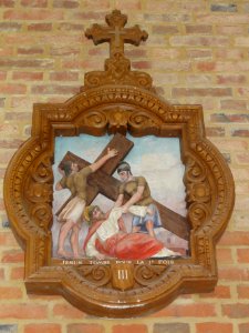 Coingt (Aisne) Église, chemin de croix, station 03