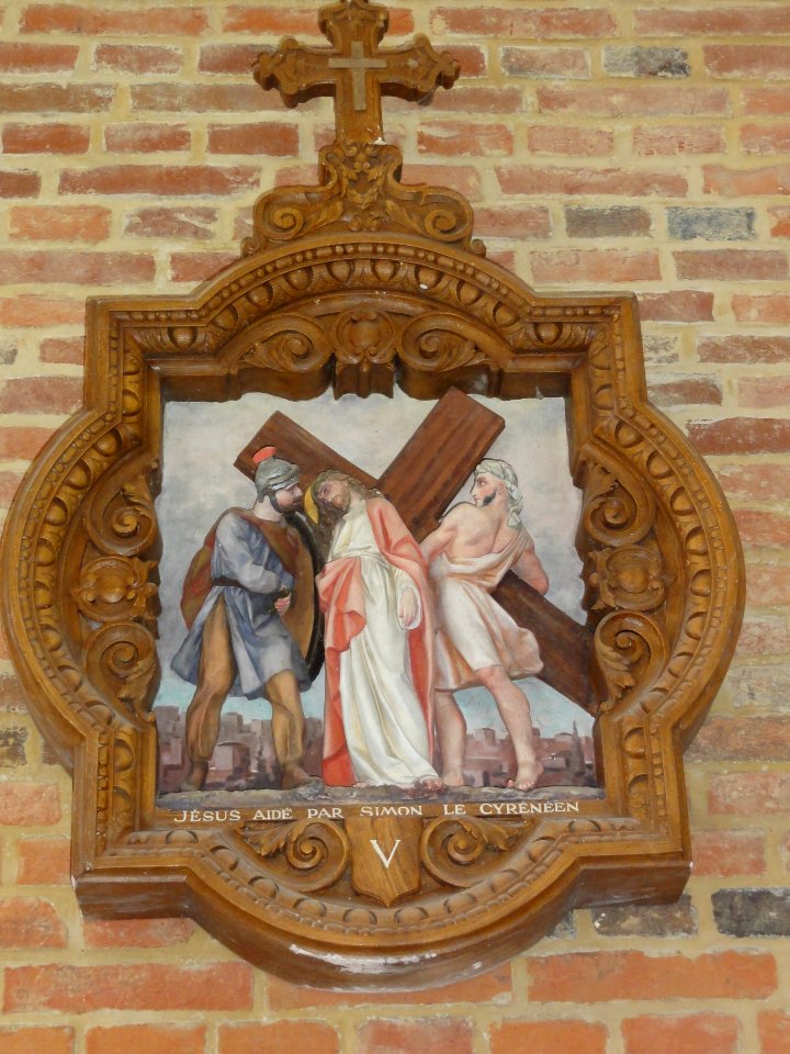 Coingt (Aisne) Église, chemin de croix, station 05